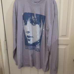 Taylor Swift Lavender Long Sleeve Tee